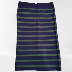 Ann Taylor Striped Pencil Skirt